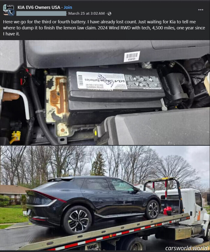 El Propietario Del Kia EV6 Harto De Múltiples Fallas En La Batería De 12V Presenta un Reclamo de la Ley Lemon / Carscoops
